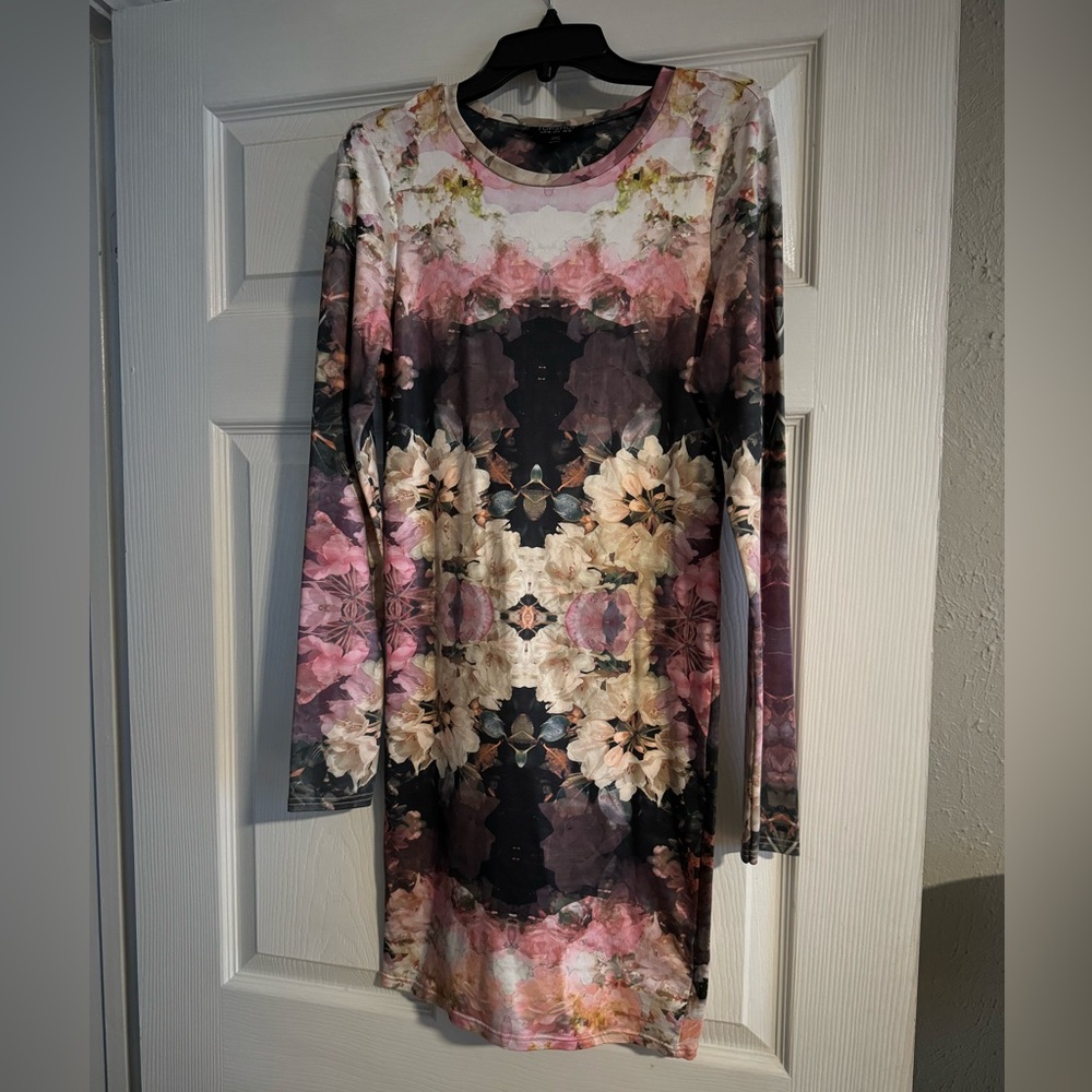 Topshop Long Sleeve Bodycon Dress